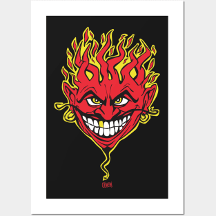 Devil fireball Posters and Art